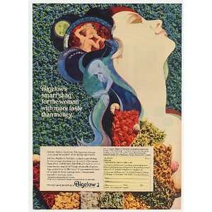   Bigelow Windrift Shag Carpet Aquarius Woman Print Ad