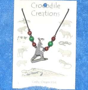 HEDGEHOG KANGAROO LLAMA ALPACA OTTER NECKLACE TOTEM 63  