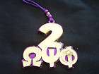Omega Psi Phi Line Gold Number and Letters Teekee Tiki