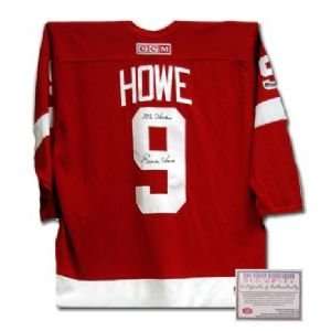   NHL Hand Signed Authentic Style Away Red Hockey Jersey Sports
