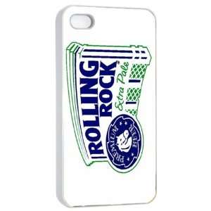  Rolling Rock Beer Logo Case for Iphone 4/4s (White) Free 