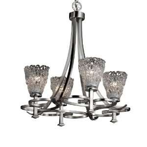  Justice Design GLA 8560 18 LACE NCKL Arcadia 4 Uplight 