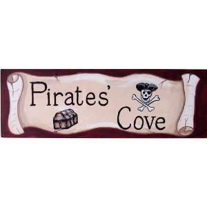  Pirates Cove Wooden Sign