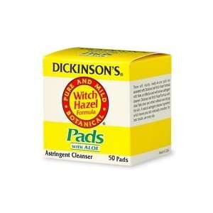    Dickinsons Astringent Cleanser Pads with Aloe   50 ea Beauty