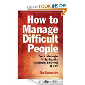  How to Manage Difficult People eBook Alan Fairweather 