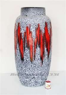 XXL Scheurich 553 52, 70s,West German fat lava vase  