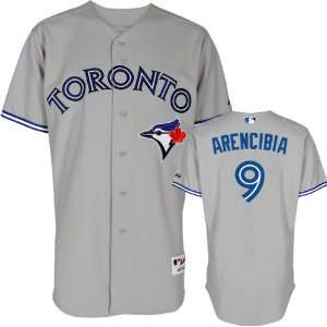  J.P. Arencibia Jersey Adult Majestic Road Grey Authentic 