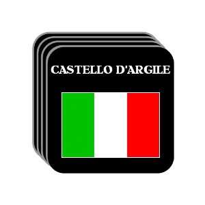  Italy   CASTELLO DARGILE Set of 4 Mini Mousepad 