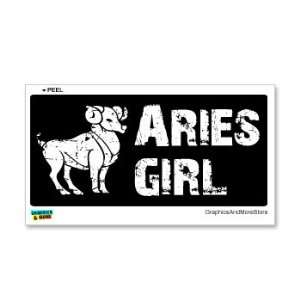  Aries Girl   Zodiac Horoscope Sign   Window Bumper Sticker 