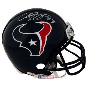  Arian Foster Autographed Texans Replica Mini Helmet 