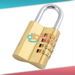 Digit Combo Lock Password Plus Metal Gold Padlock New  