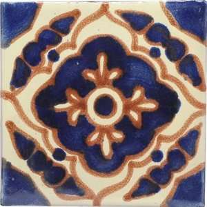  Mexican Tile   4x4 Toledo Azul Talavera