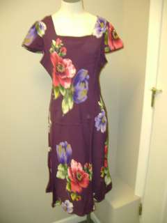 American Angel Floral Print Dress   Purple #166 NWT  