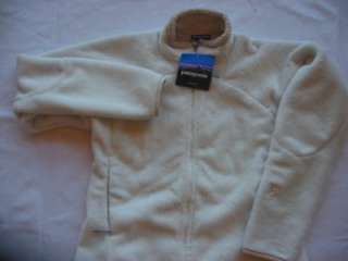 Womens Patagonia White R4 Jacket Fleece L NWT $250  