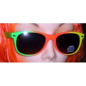  Tie Dye Sunglasses Wayfarer Style Rainbow Glasses 