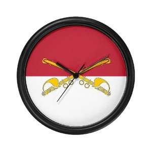  Cavalry Guidon Military Wall Clock by 