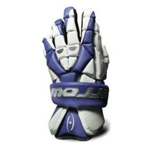 Harrow Mens Torrent Lacrosse Gloves WHITE/ROYAL 12  Sports 