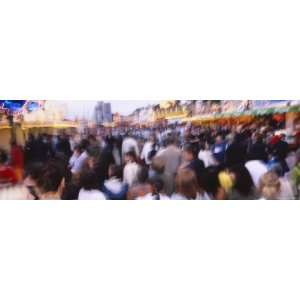 Crowd at a Carnival, Stuttgart Beer Festival, Stuttgart, Baden 