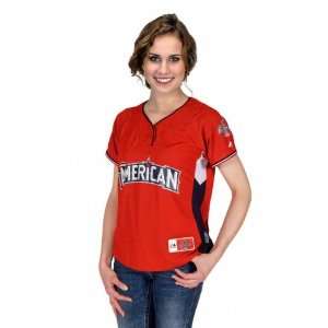  American League 2010 All Star Game Womens Jersey Scarlet 