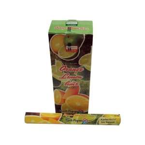  Orange Lemon Lime   120 Sticks Box   Darshan Incense
