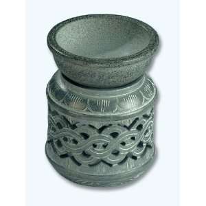   Oil Soapstone Candle Diffuser   Celtic Knot