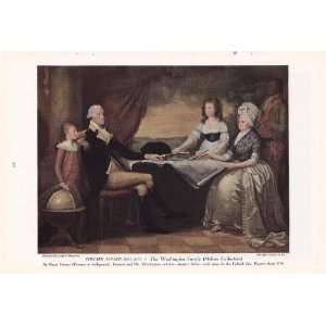   National Geographic Edward Savage The Washington Family portrait print
