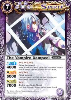 Battle Spirits Foil Rare The Vampire Dampeel #21/156 X1  