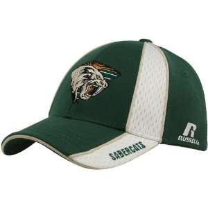 Russell San Jose SaberCats Green Official Logo Stretch Fit Hat (Medium 