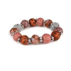  Animal Large Bead Bracelet with Sterling 