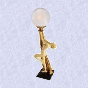 Art Deco Statue lamp antique replica sculpture light