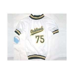  Sports Enthusiast Oakland #75 Baseball Mesh Dog Jersey 