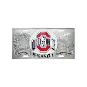  Ohio State Buckeyes Official License Plate Cover Sports 