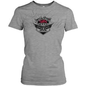   Shirt, Heather Gray, Primary Color Gray, Size Lg 875654 Automotive