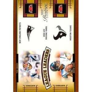  Tom Brady New England Patriots 2005 Playoff Prestige League 