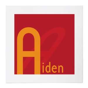  Red Shadow Aiden 20x20 Gallery Wrapped Canvas Baby