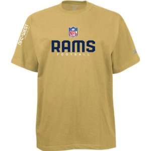  St. Louis Rams Gold Youth Callsign T Shirt Sports 
