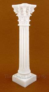 Ancient Column Greek Marble Statue 8.1 High N4102  