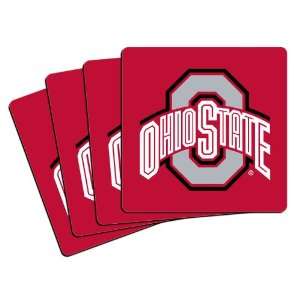  Lets Party By Ohio State Buckeyes Neoprene Coasters 