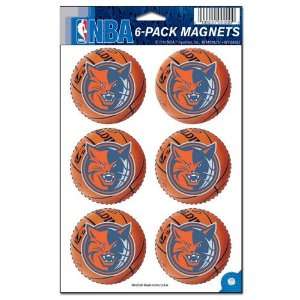  NBA Charlotte Bobcats Magnet Set   6pk