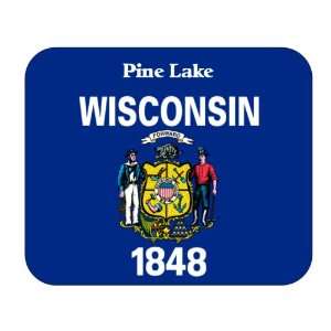   US State Flag   Pine Lake, Wisconsin (WI) Mouse Pad 
