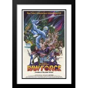 Raw Force 20x26 Framed and Double Matted Movie Poster   Style A   1982