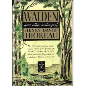  WALDEN, AND OTHER WRITING OF HENRY DAVID THOUREAU Books