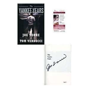 Joe Torre Autographed / Signed The Yankee Years Book (James Spence 