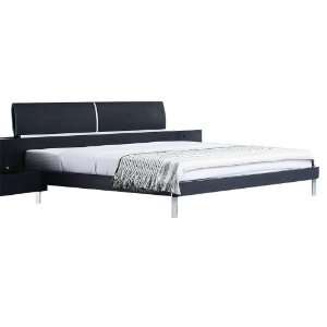  King Glamour Bed by Bellini Imports   Black Ash (GLAM 66 