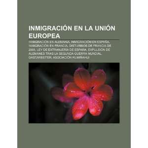  Inmigración en la Unión Europea Inmigración en 