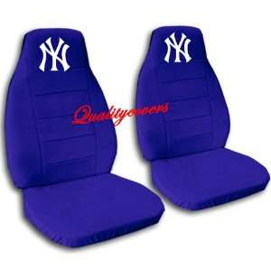 Dark Blue New York seat covers for a 2006 to 2012 Chevrolet Impala 