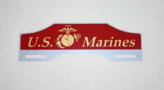 US MARINES License Plate Tag Topper   FORD Rat Hot Rod  