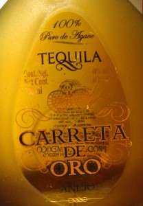 Carreta De Oro Anejo Tequila Limited Edition   RARE  