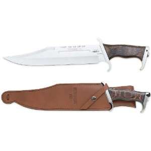  Gil Hibben III Bowie Knife 11 Blade and Leather Sheath 