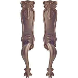 Emtek 474333MB Medium Bronze Art Nouveau Art Nouveau Double Cylinder 